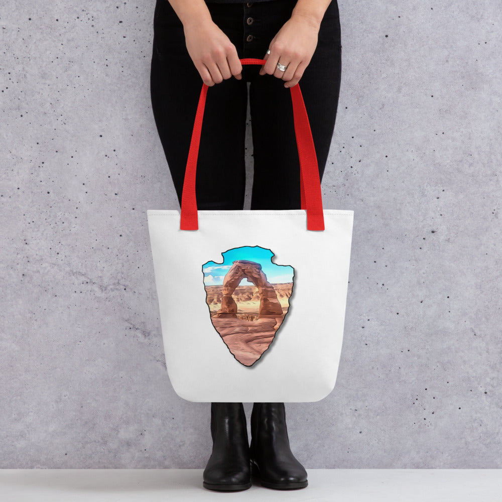 Delicate Arch Arrowhead Tote bag