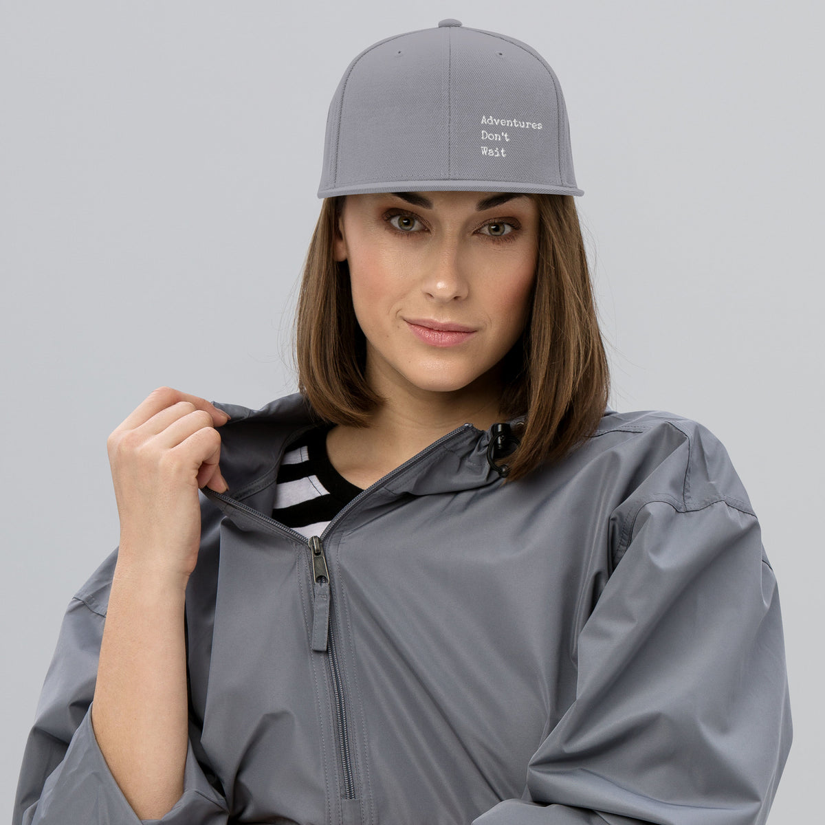 Adventures Don't Wait Snapback Hat