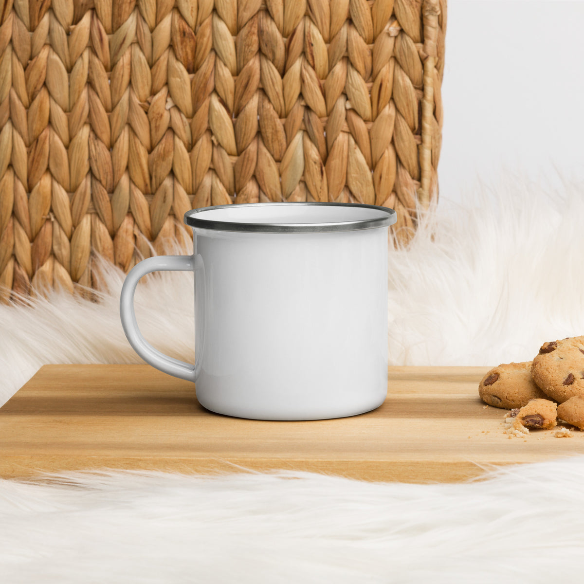 Mesquite Flat Sand Dunes Arrowhead Enamel Mug