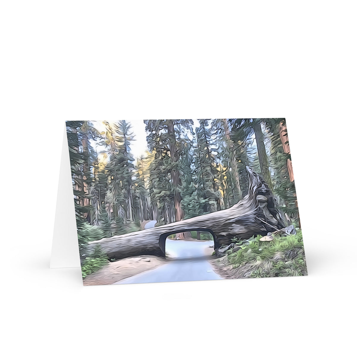 Tunnel Tree Greeting card