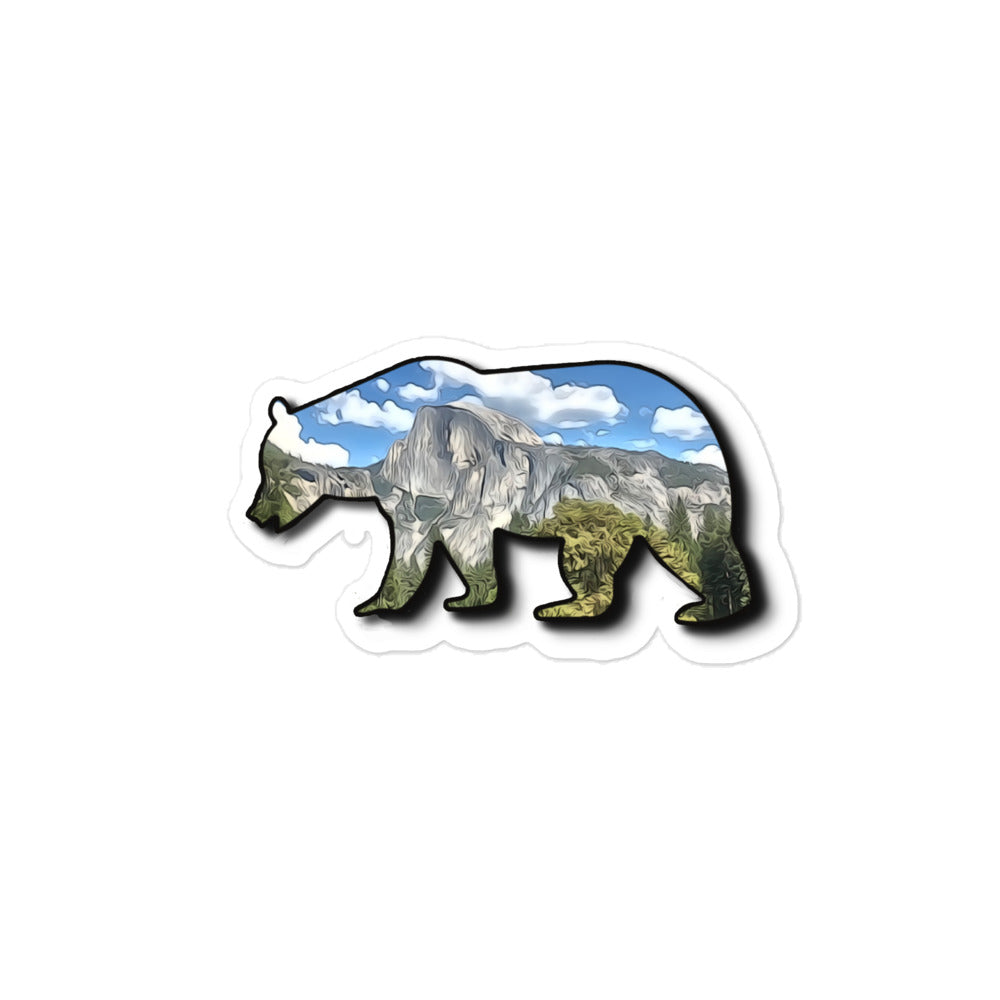 Bear Half Dome Bubble-free stickers