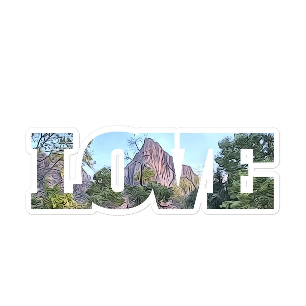 Watchman from Virgin River LOVE Bubble-free stickers