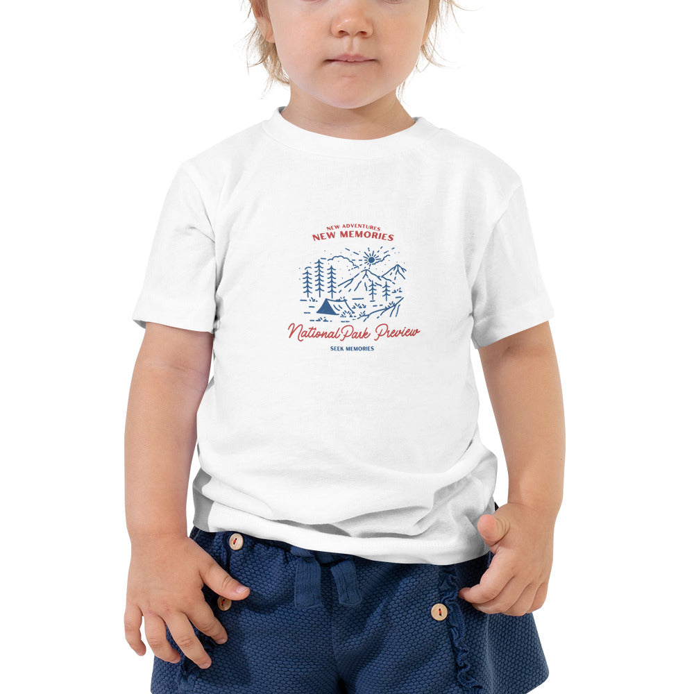 New Adventures New Memories Toddler Short Sleeve Tee