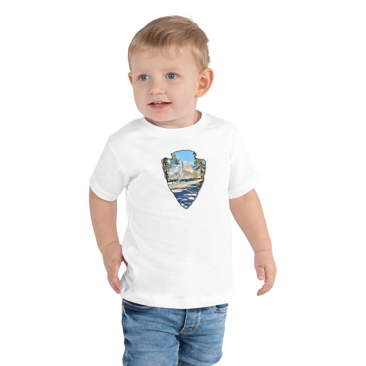 Road to Glacier Park Arrowhead Toddler Short Sleeve Tee