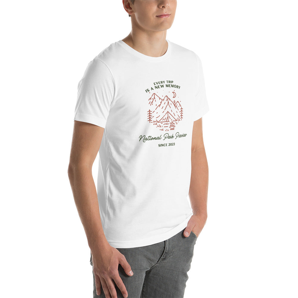 Every Trip is a New Memory Unisex t-shirt