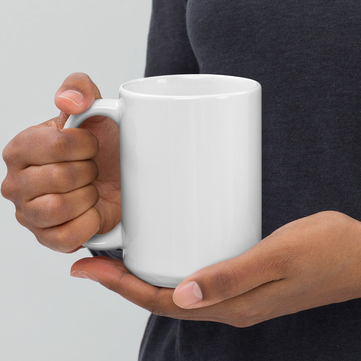 Adventures Don't Wait White glossy mug