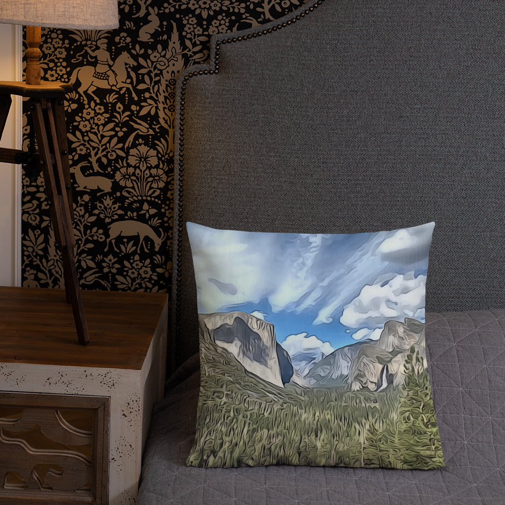 Tunnel View Premium Pillow
