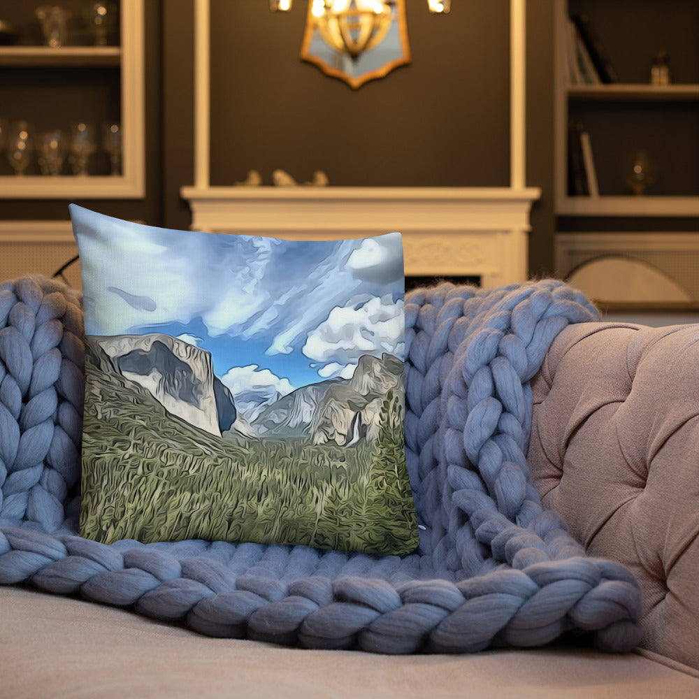 Tunnel View Premium Pillow