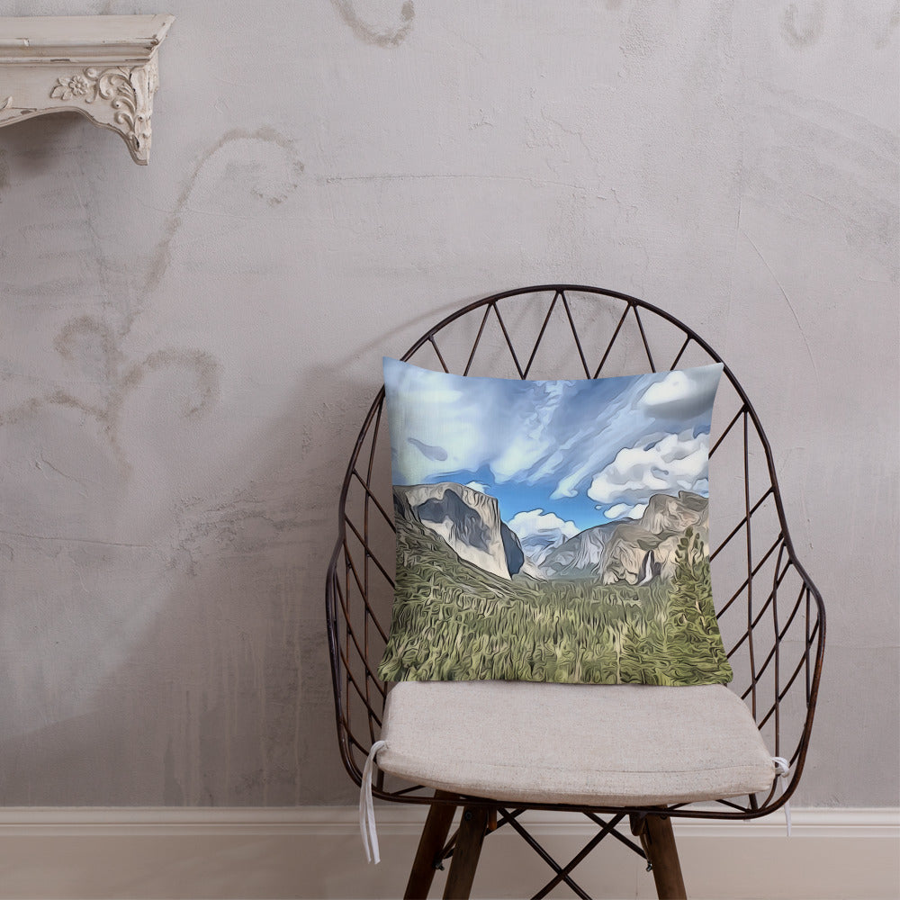 Tunnel View Premium Pillow