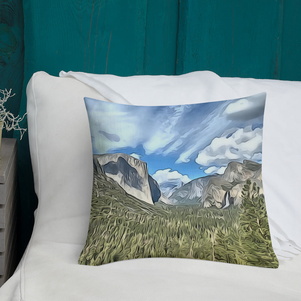 Tunnel View Premium Pillow