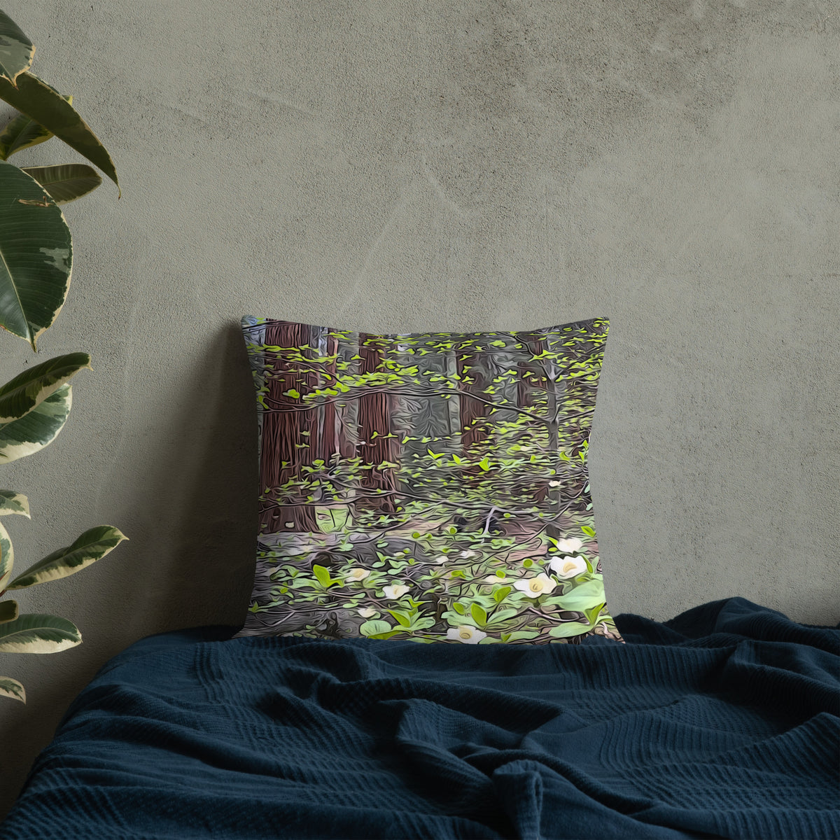 Dogwoods Premium Pillow