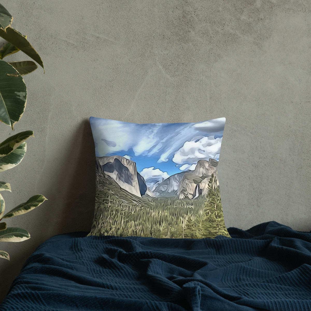 Tunnel View Premium Pillow