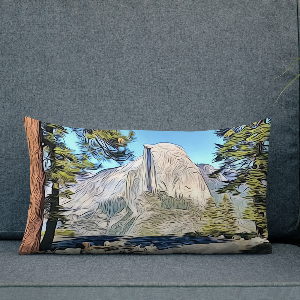 Road to Glacier Point Premium Pillow