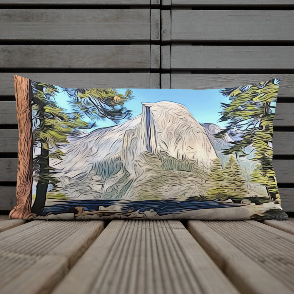 Road to Glacier Point Premium Pillow