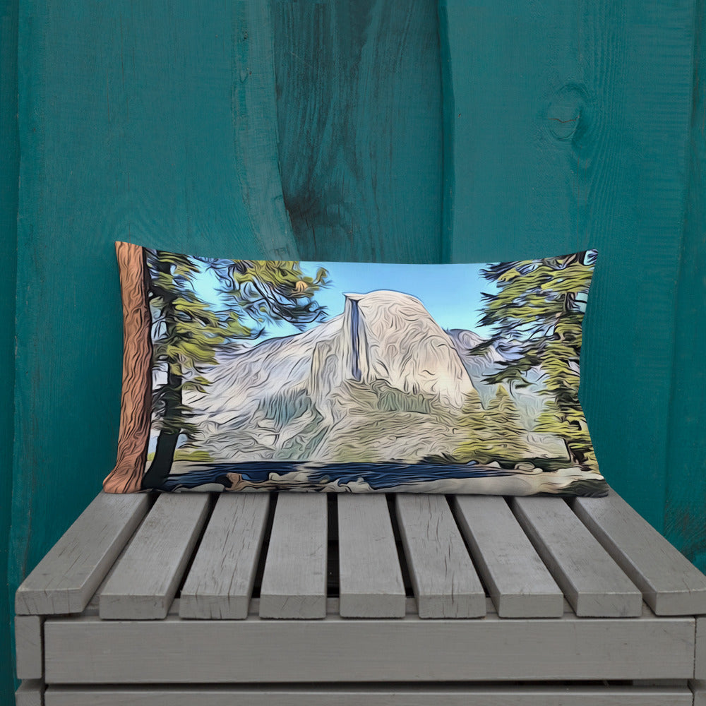 Road to Glacier Point Premium Pillow