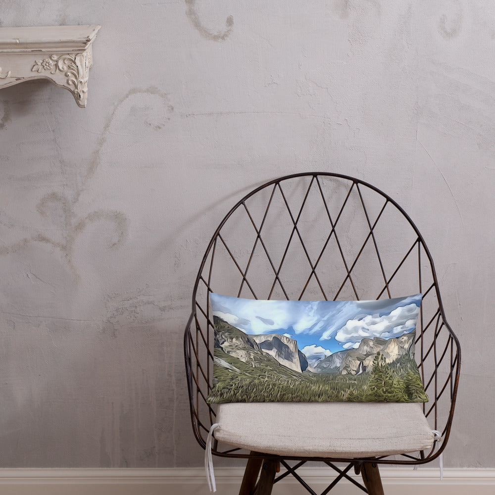 Tunnel View Premium Pillow