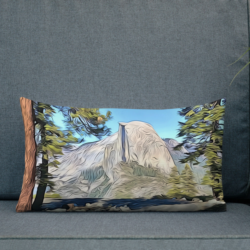 Road to Glacier Point Premium Pillow