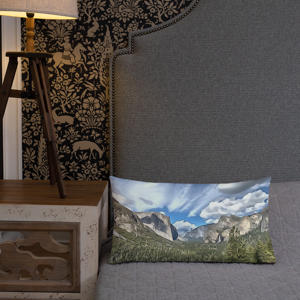 Tunnel View Premium Pillow