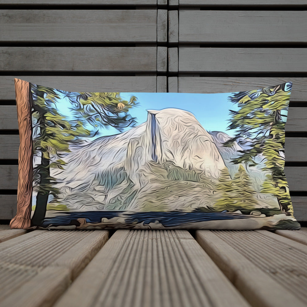 Road to Glacier Point Premium Pillow