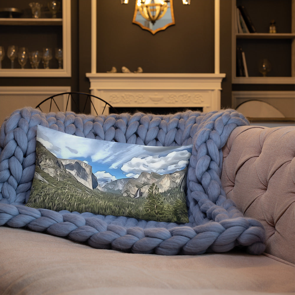 Tunnel View Premium Pillow