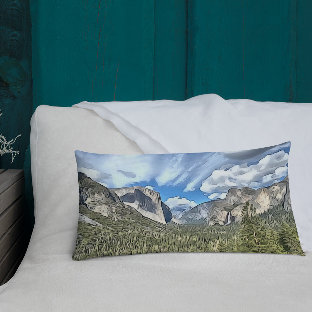 Tunnel View Premium Pillow