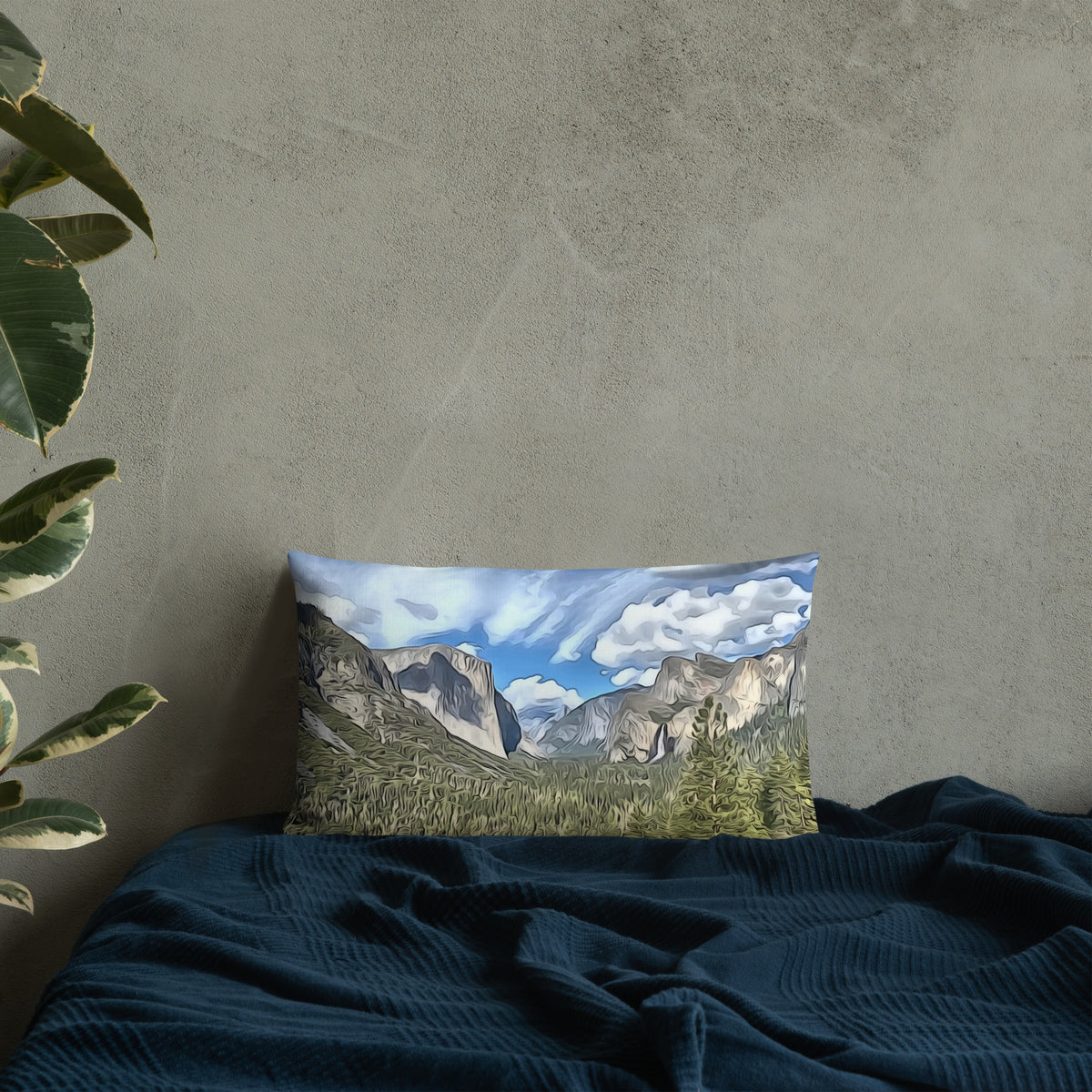 Tunnel View Premium Pillow