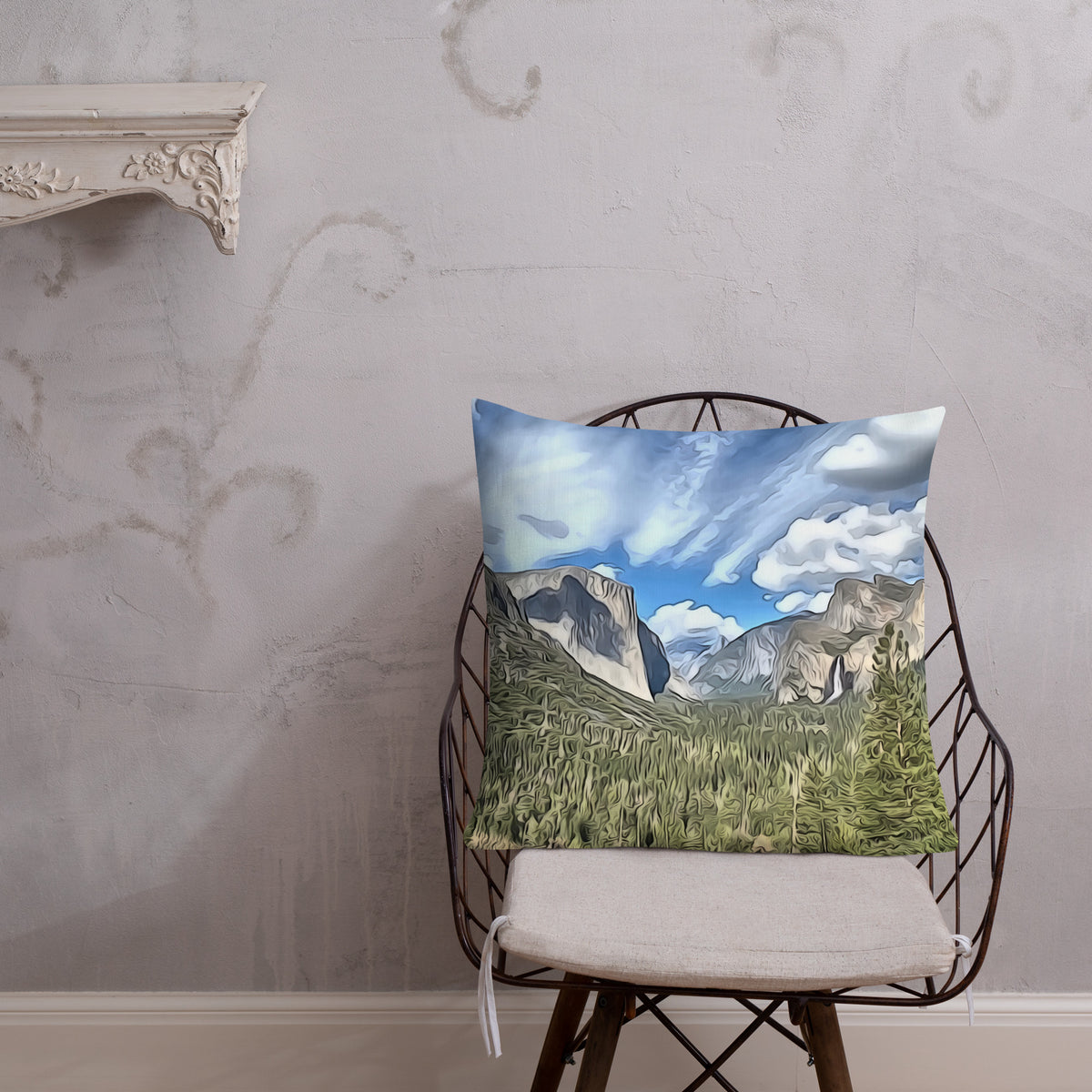 Tunnel View Premium Pillow