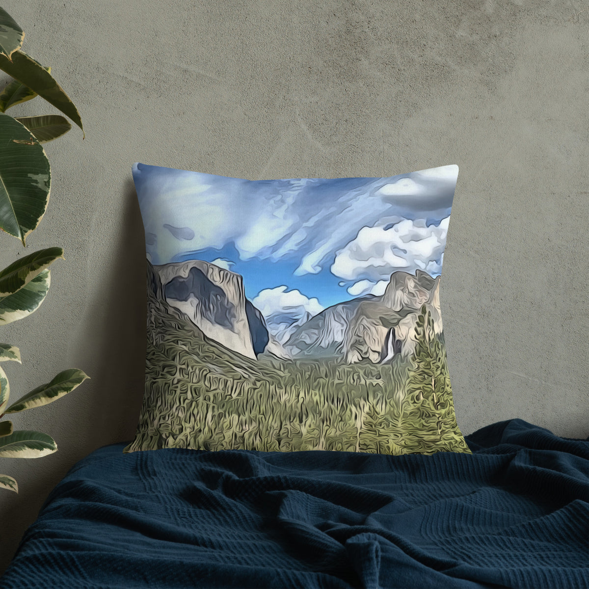 Tunnel View Premium Pillow