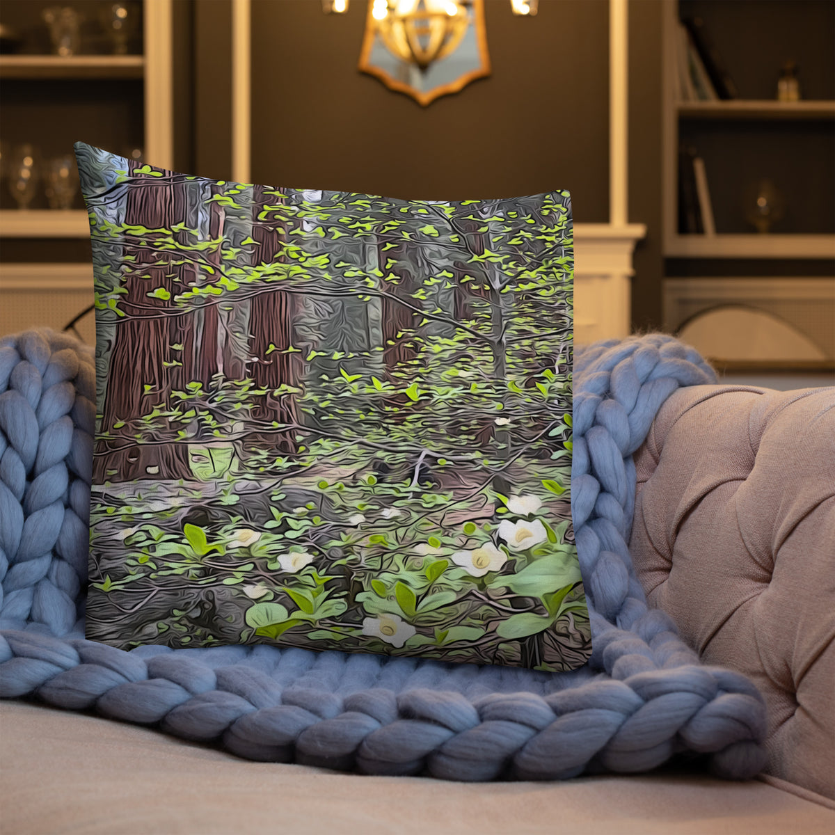 Dogwoods Premium Pillow