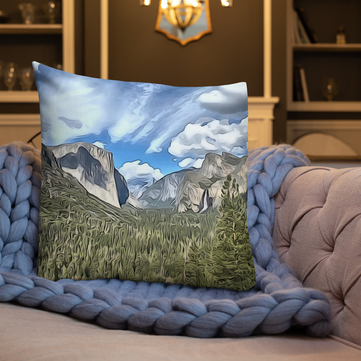 Tunnel View Premium Pillow