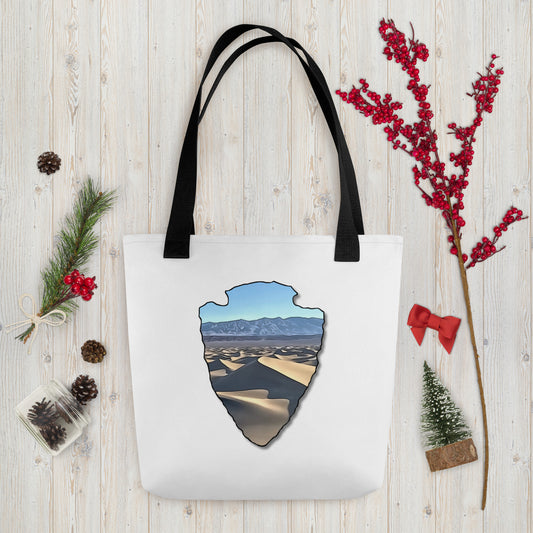 Mesquite Flat Sand Dunes Arrowhead Tote bag