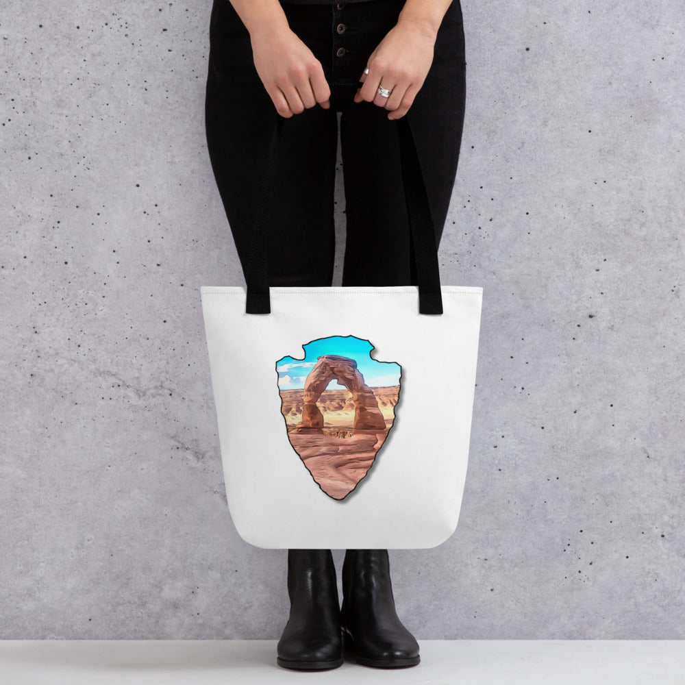 Delicate Arch Arrowhead Tote bag
