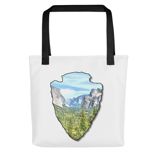 Tunnel View Arrowhead Tote bag