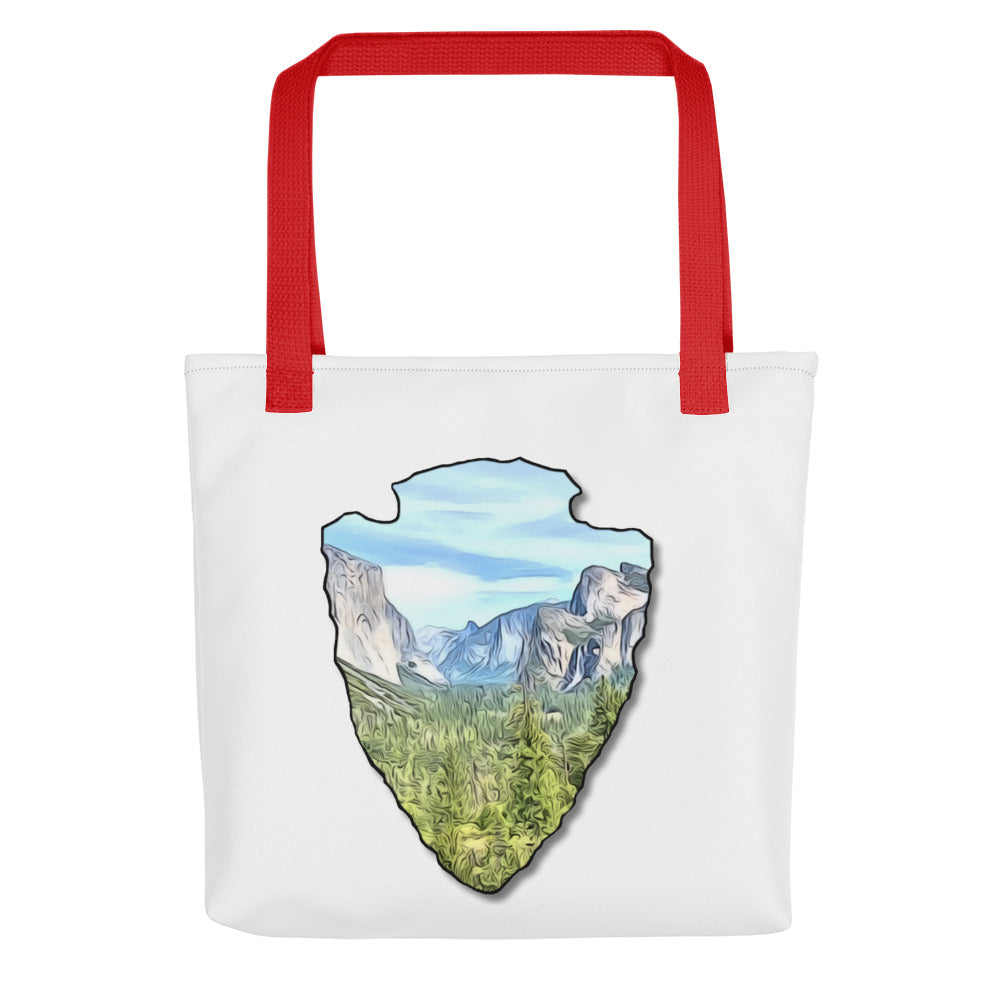Tunnel View Arrowhead Tote bag