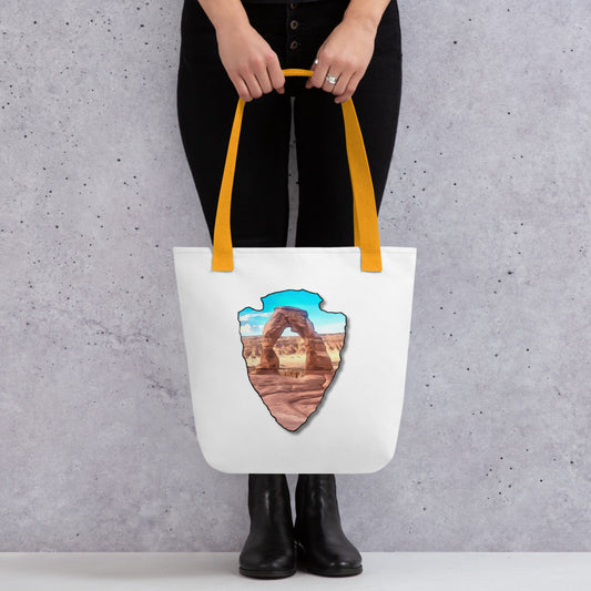 Delicate Arch Arrowhead Tote bag