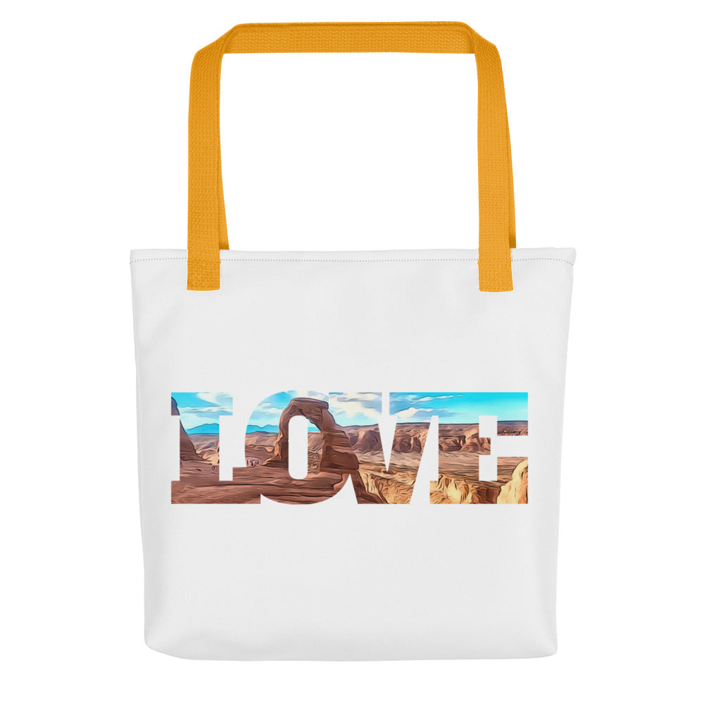 Delicate Arch LOVE Tote bag