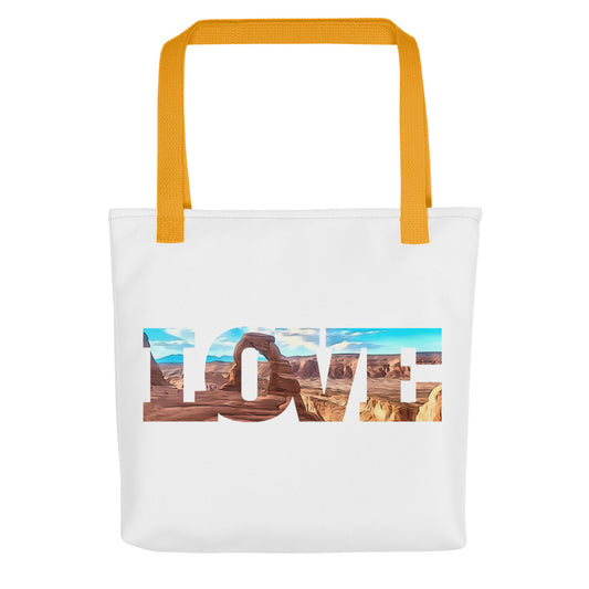 Delicate Arch LOVE Tote bag