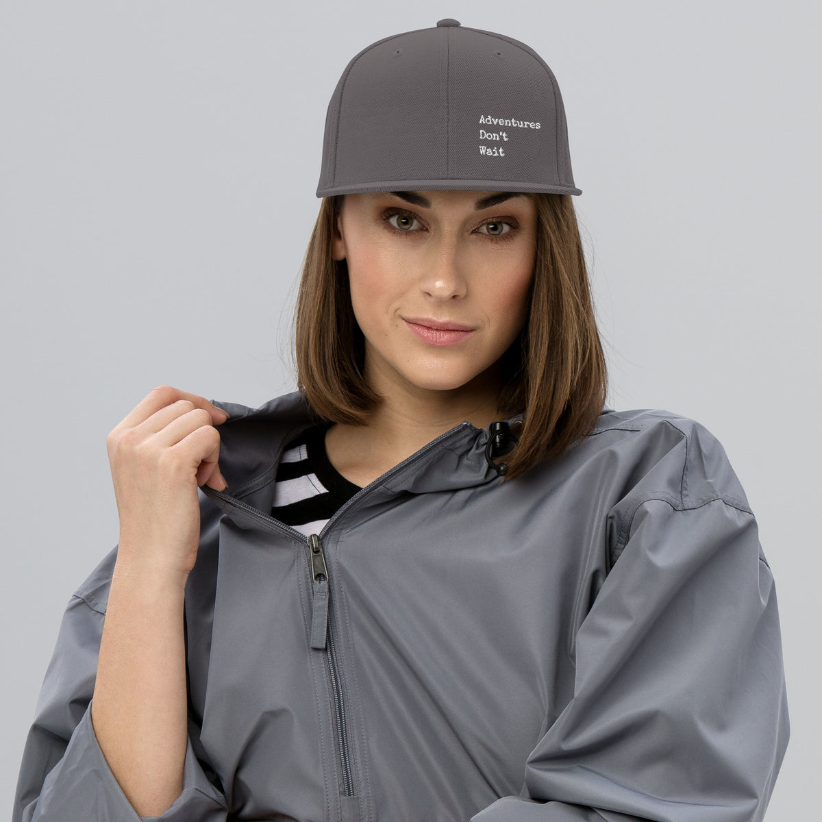Adventures Don't Wait Snapback Hat