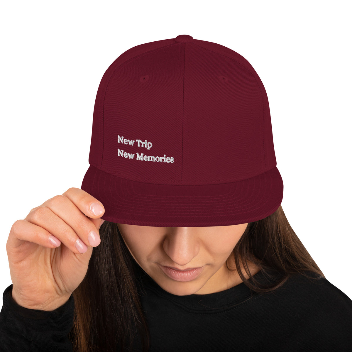New Trip New Memories Snapback Hat
