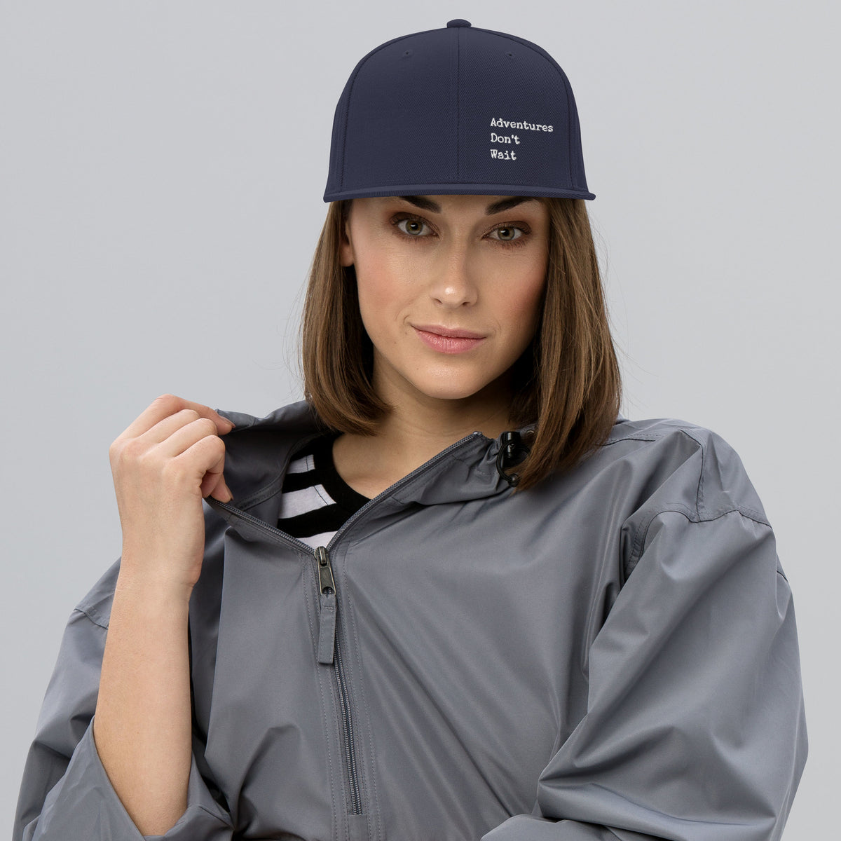 Adventures Don't Wait Snapback Hat