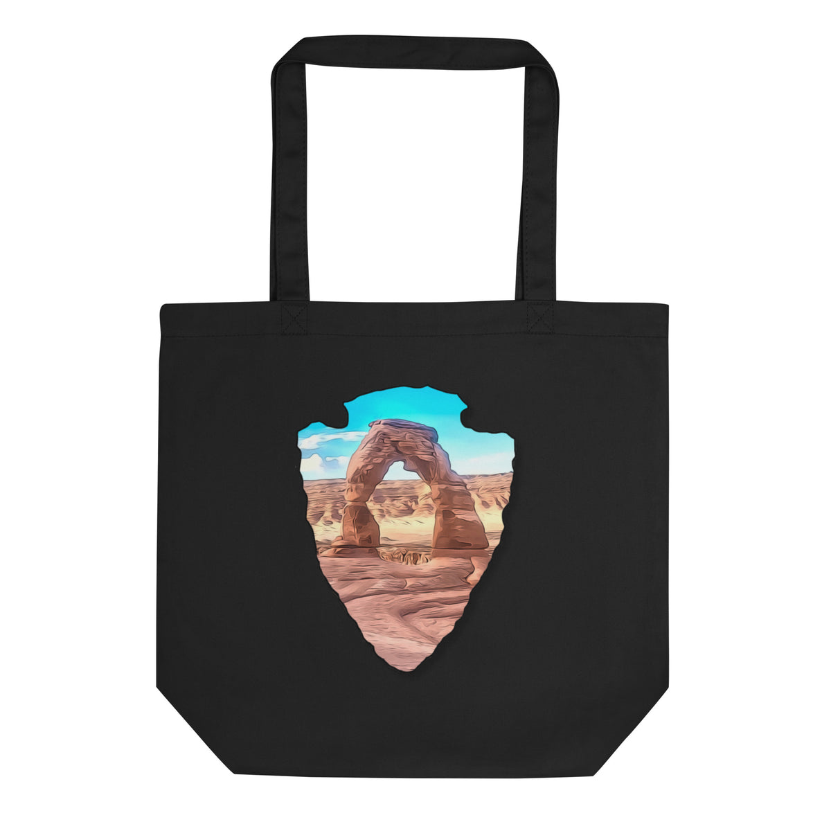 Delicate Arch Arrowhead Eco Tote Bag