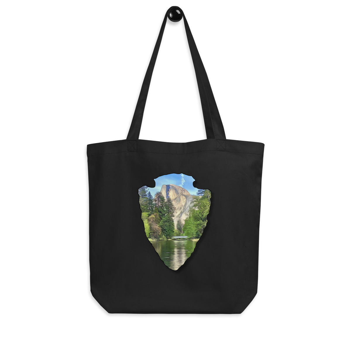 Half Dome with Sentinel Bridge Arrowhead Eco Tote Bag