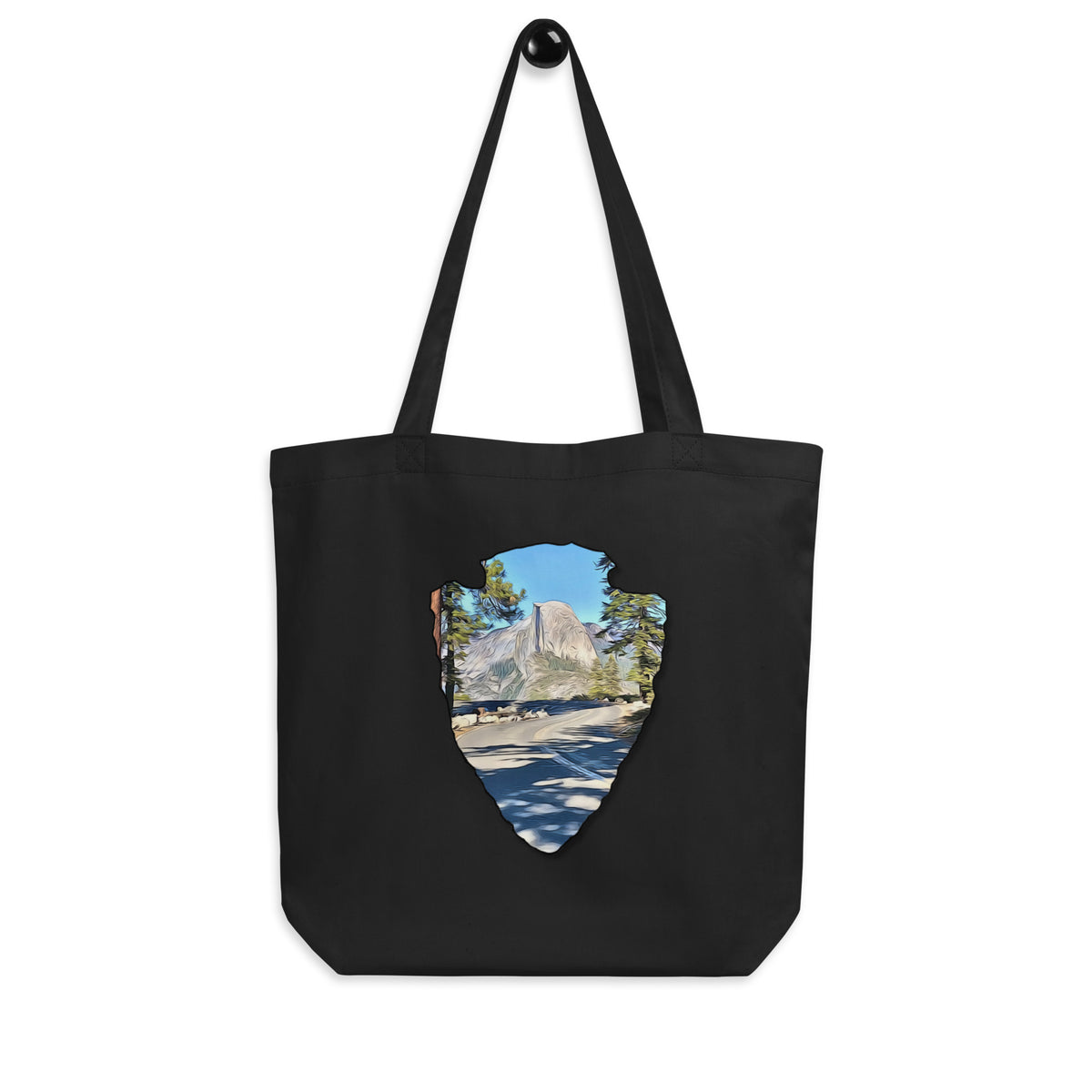 Road to Glacier Point Arrowhead Eco Tote Bag