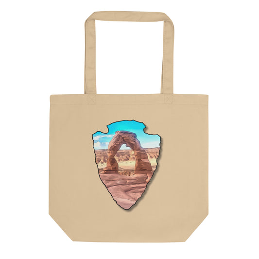 Delicate Arch Arrowhead Eco Tote Bag