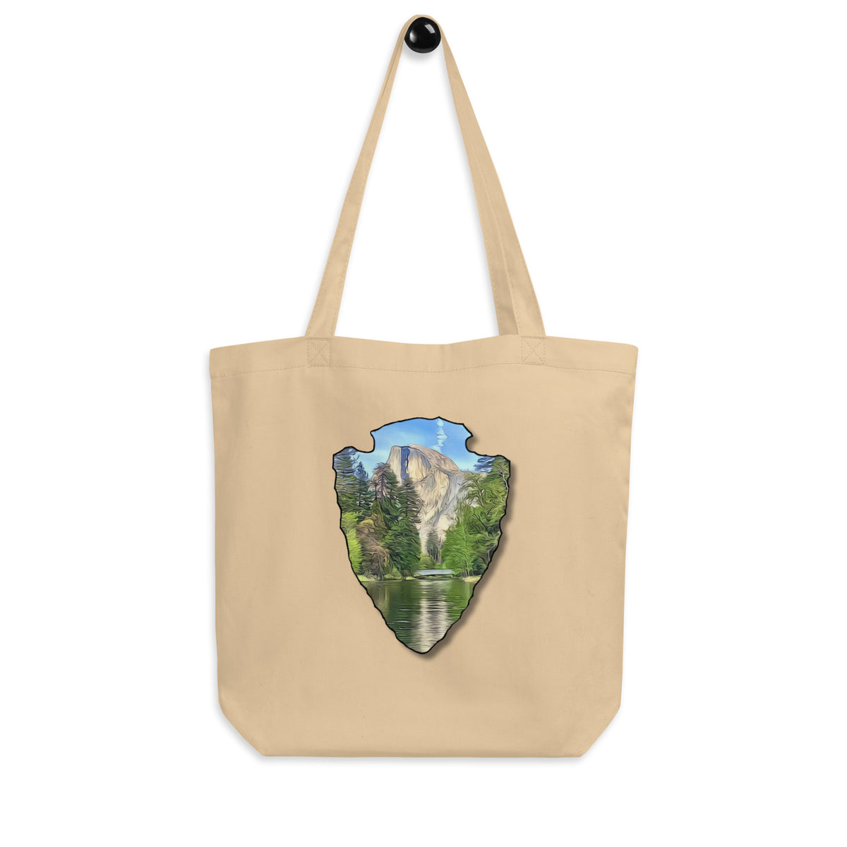 Half Dome with Sentinel Bridge Arrowhead Eco Tote Bag