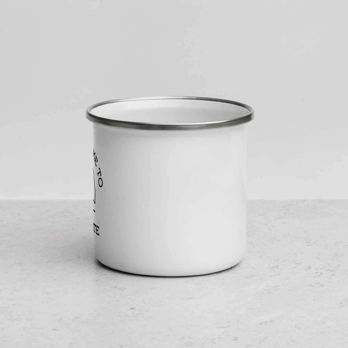 Follow Me to Yosemite Enamel Mug