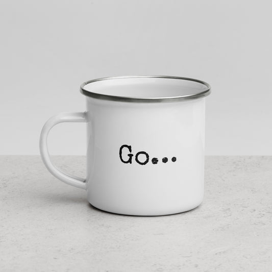Go... Enamel Mug