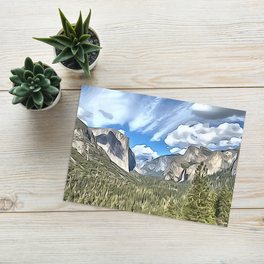 Tunnel View Greeting card