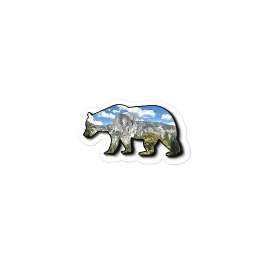 Bear Half Dome Bubble-free stickers