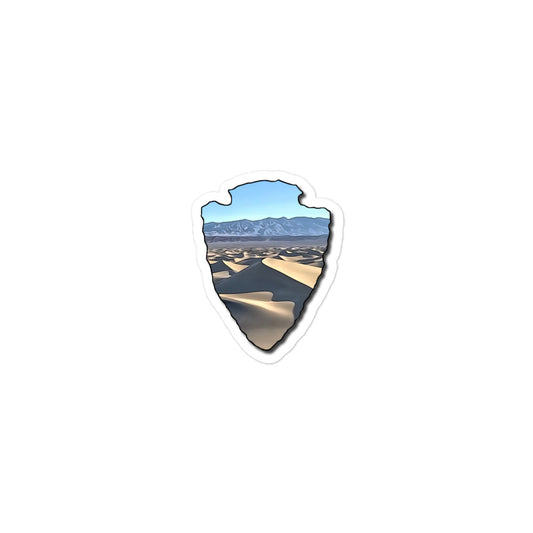 Mesquite Flat Sand Dunes Arrowhead Bubble-free sticker
